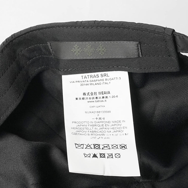 TATRAS メンズ レディース キャップ CENCIO MJXA0188133588 BLACK ブラック 001