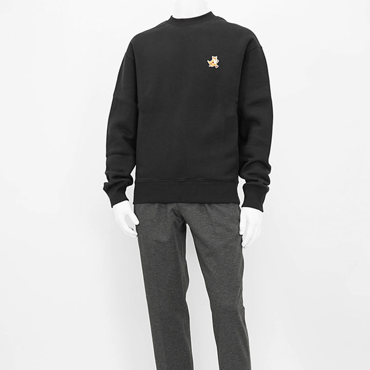 MAISON KITSUNE メンズ スウェットシャツ SPEEDY FOX PATCH COMFORT SWEATSHIRT MM00313 KM0307 2カラー