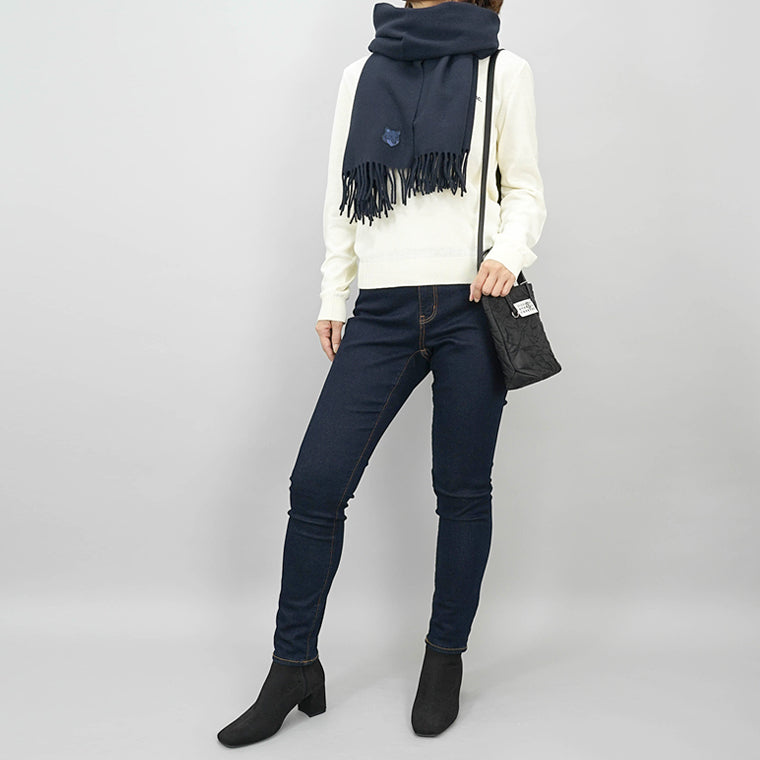 MAISON KITSUNE レディース メンズ マフラー BOLD FOX HEAD SCARF MM06201 BT3004 3カラー