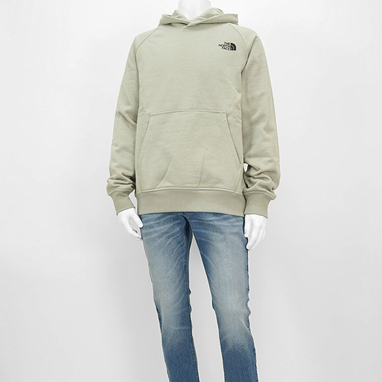 THE NORTH FACE メンズ パーカー RAGLAN REDBOX HOODIE NF0A8A3T CLAY GREY TNF BLACK 3D クレイグレー 9IT