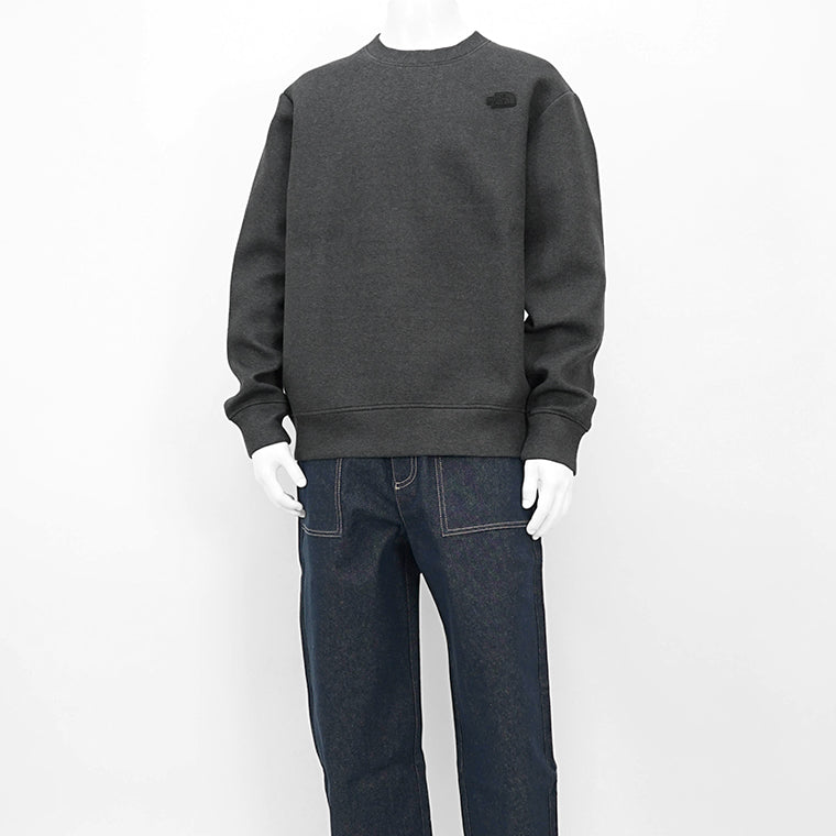 THE NORTH FACE メンズ スウェットシャツ CREW NECK RELAXED SWEATSHIRT NF0A8AMA TNF BLACK HEATHER ダークグレー KS7