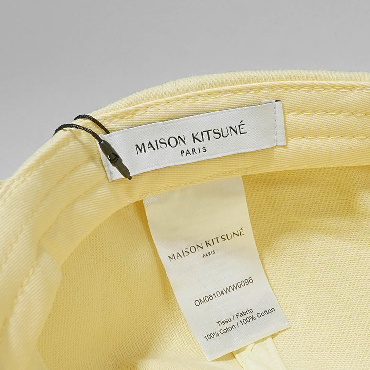 MAISON KITSUNE メンズ レディース キャップ OM06104 WW0096 SUN KISS イエロー 0084
