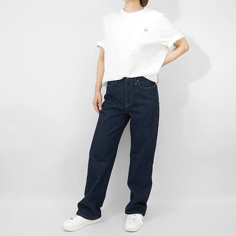 MAISON KITSUNE レディース Tシャツ BABY FOX PATCH COMFORT T00EE SHIRT OW00130 KJ0008 WHITE ホワイト P100