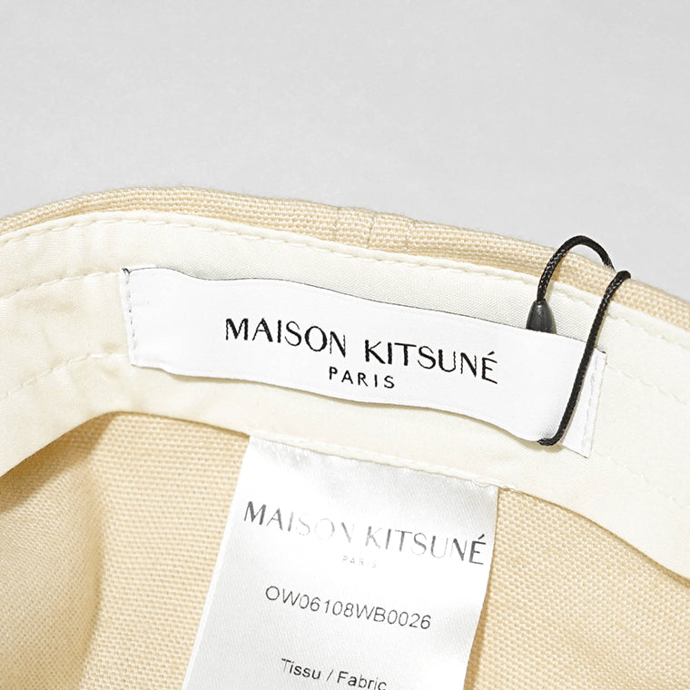 MAISON KITSUNE メンズ レディース キャップ BABY FOX CAP OW06108 WB0026 MARBLE マーブル 0134
