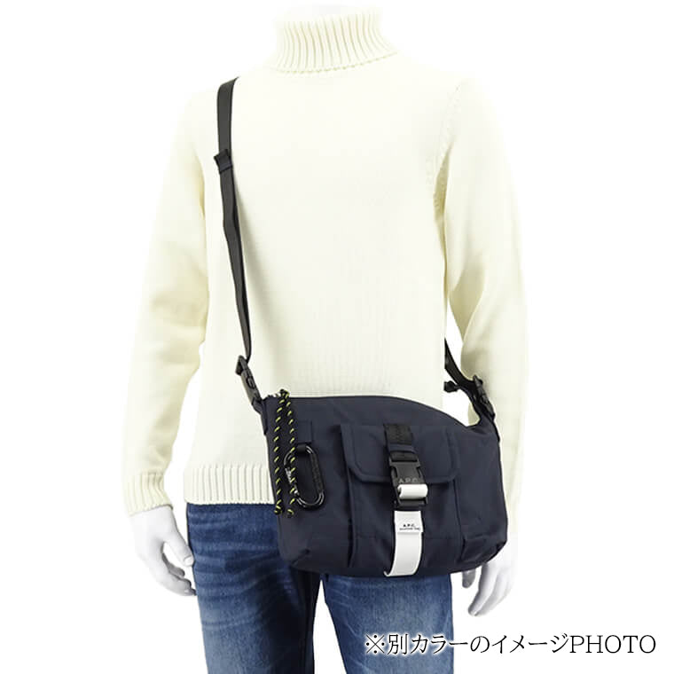 A.P.C. メンズ レディース ショルダーバッグ TREK PAAGR H61734 NOIR ブラック LZZ