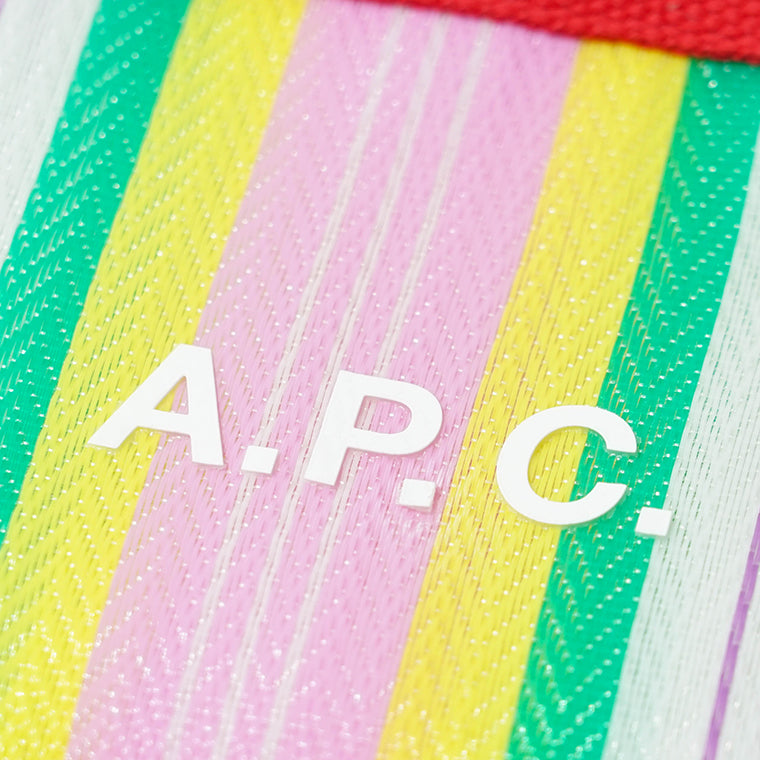 A.P.C. レディース トートバッグ CABAS MYRTILLE PEAAE F67067 ROSE MULTICOLORE マルチ FLS