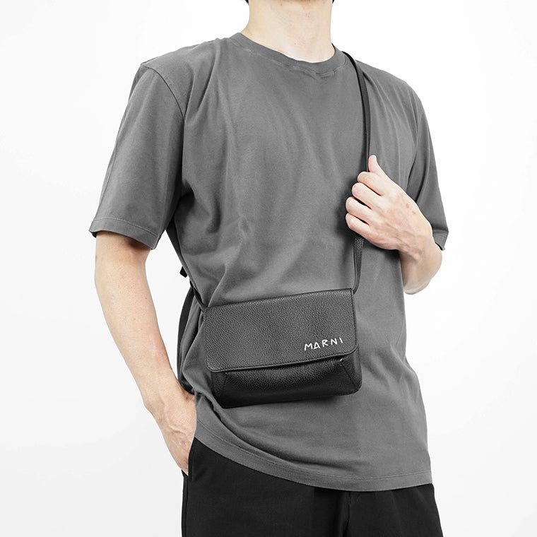 MARNI メンズ レディース ショルダーバッグ PHMI0023U0 P6533 BLACK ブラック 00N99