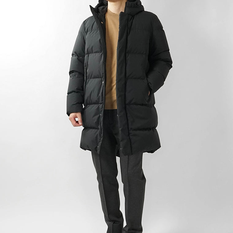 HERNO メンズ ダウンコート PI001240U 12840 ブラック 9300