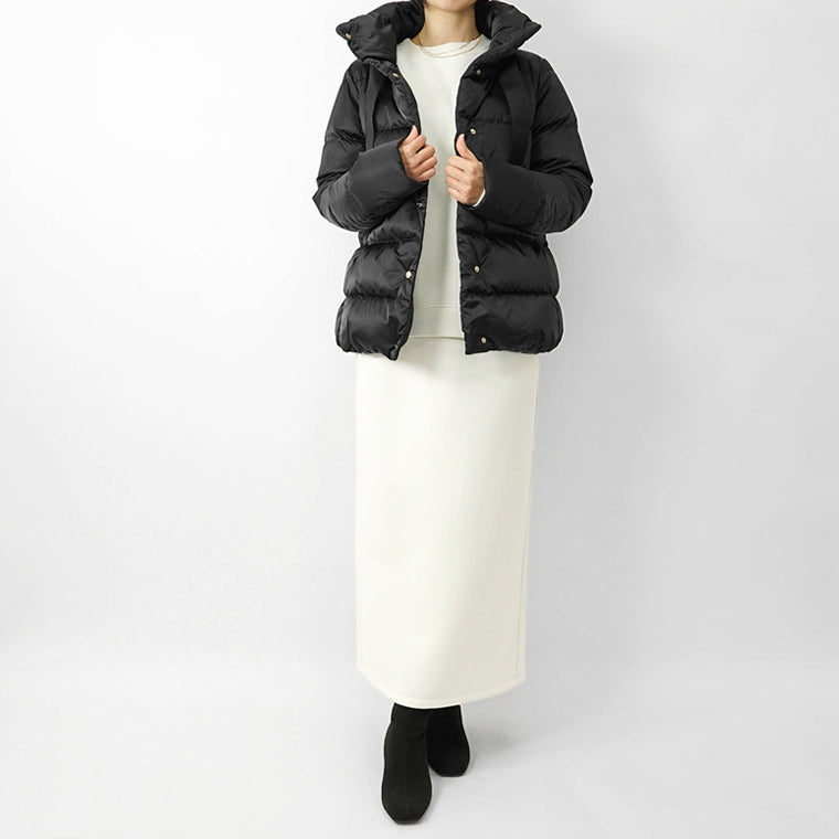 HERNO レディース ダウンジャケット CAPES CAPPA IN SATIN PI001936D 12170Z ブラック 9300