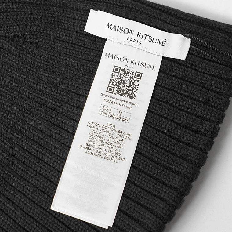 MAISON KITSUNE メンズ レディース ニットキャップ FOX HEAD BEANIE PM06111 KT1140 2カラー