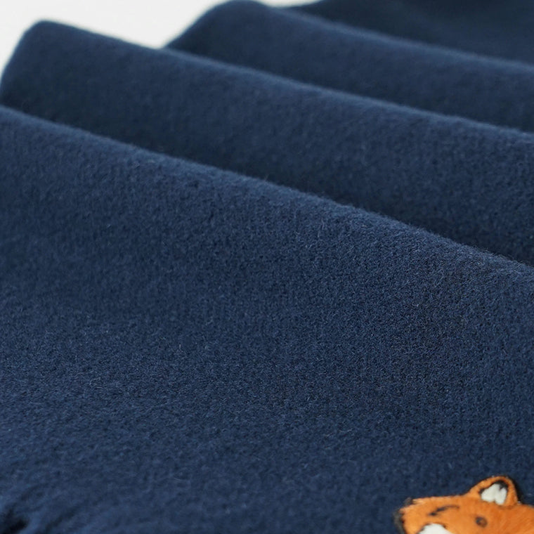 MAISON KITSUNE メンズ レディース マフラー FOX HEAD SCARF PM06201 WB0044 3カラー