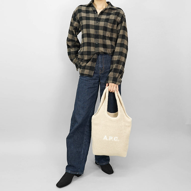 A.P.C. メンズ レディース トートバッグ TOTE NINON SMALL PSAJW M61861 BEIGE ベージュ BAA