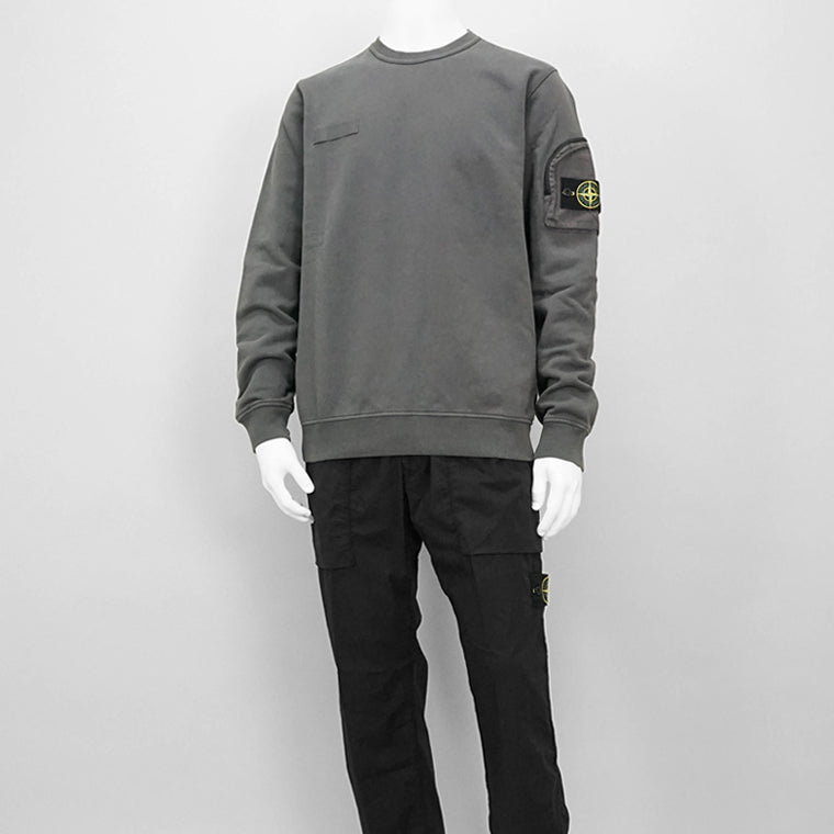 STONE ISLAND メンズ スウェットシャツ K1S156100003 S0123 チャコールグレー V0065