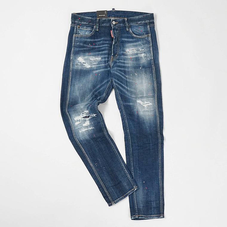 【2025AW FINAL CLEARANCE】 DSQUARED2 メンズ ジーンズ COOL GUY JEAN S71LB1668 D30010 ウォッシュブルー 470