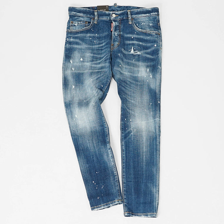 DSQUARED2 メンズ ジーンズ SKATER JEAN S71LB1711 D30010 ウォッシュブルー 470