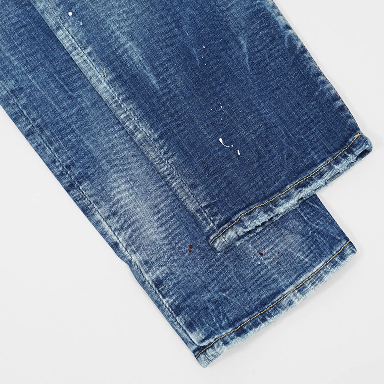DSQUARED2 メンズ ジーンズ SKATER JEAN S74LB1551 S30342 ウォッシュブルー 470