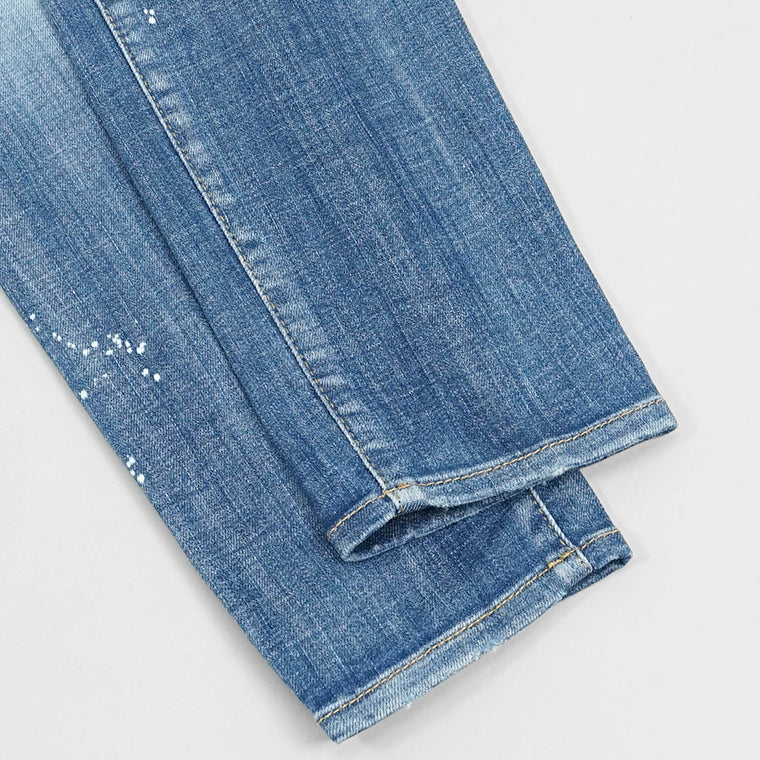 DSQUARED2 メンズ ジーンズ SUPER TWINKY JEAN S74LB1676 S30872 ウォッシュブルー 470