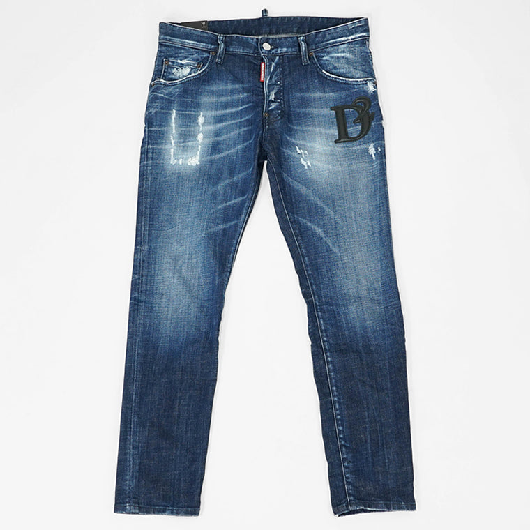 DSQUARED2 メンズ ジーンズ SKATER JEAN S74LB1721 D30010 ウォッシュブルー 470