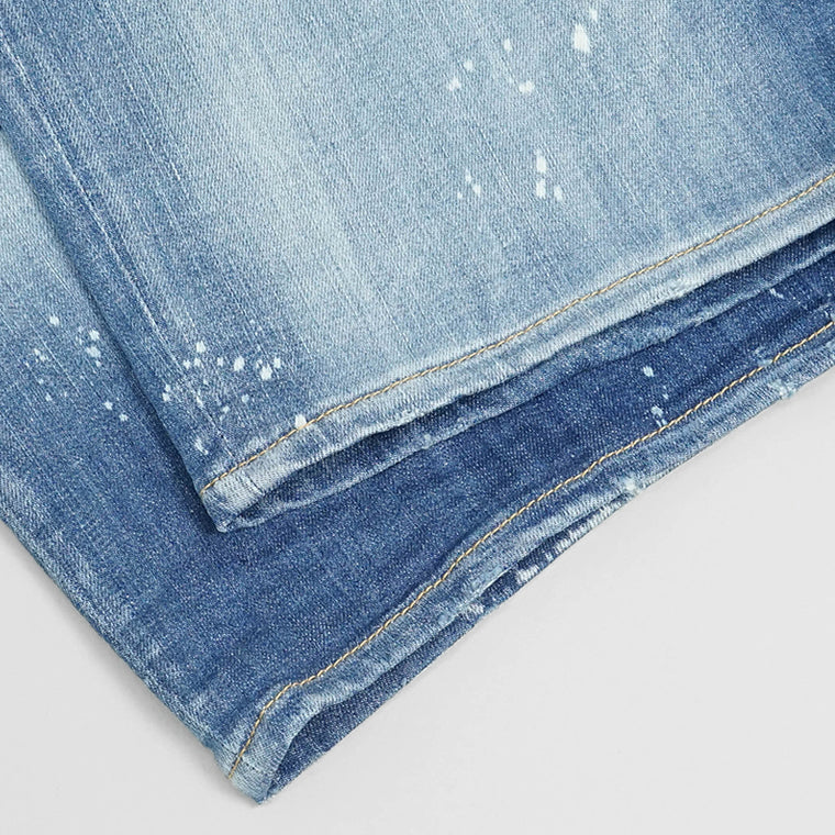 DSQUARED2 メンズ ショートパンツ MARINE SHORT S74MU0881 S30872 ウォッシュブルー 470