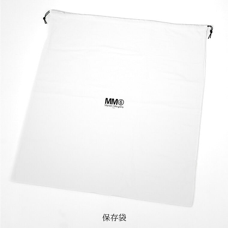 MM6 Maison Margiela レディース メンズ トートバッグ REVERSIX CANVAS SHOPPING BAG SB6WC0020 P8331 ブラック T8013