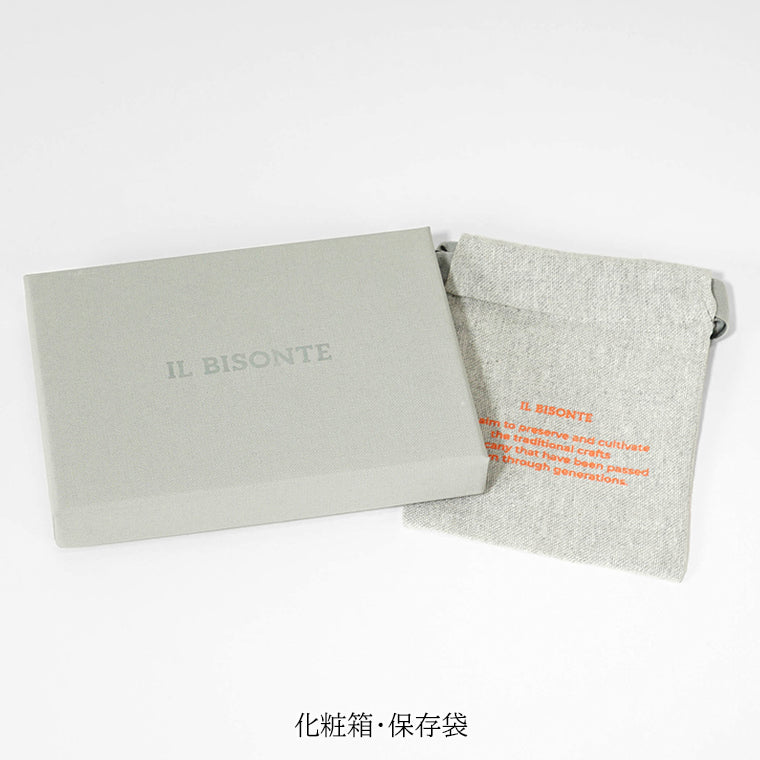 IL BISONTE メンズ レディース 2つ折り財布 SBW060 POX001 PVX001 ヌメ NA226