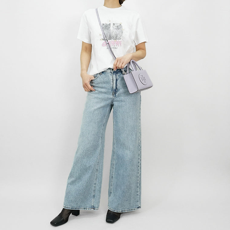GANNI レディース Tシャツ T4060 3575 BRIGHT WHITE ホワイト 151
