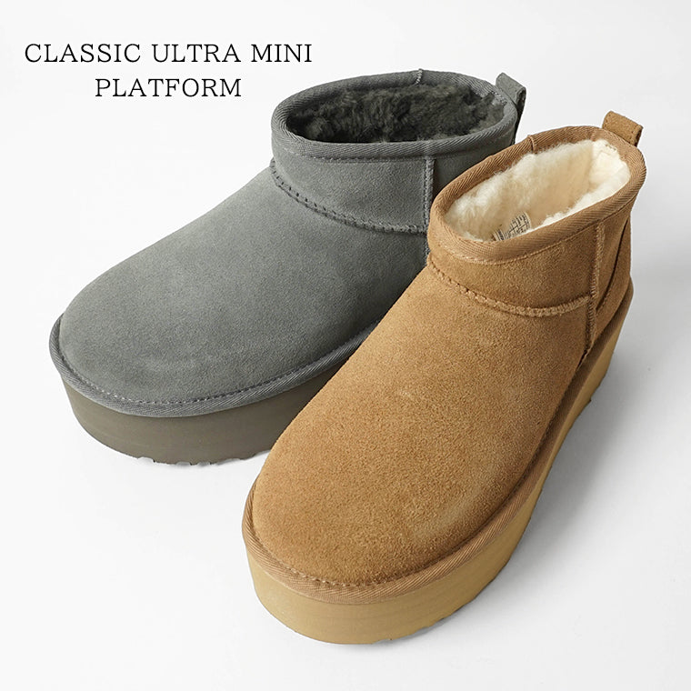 アグ UGG レディース ブーツ チェスナット チャコールグレー