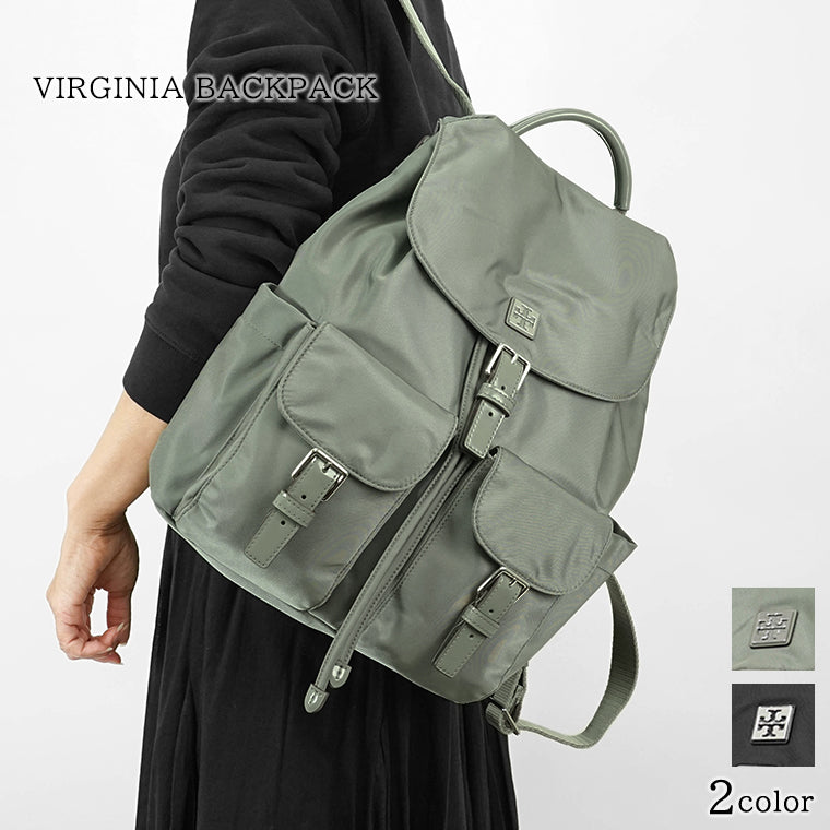 トリーバーチ TORY BURCH レディース バックパック カーキ ブラック