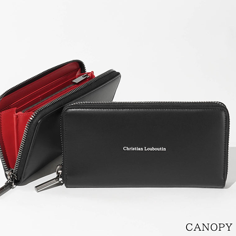 クリスチャンルブタン CHRISTIAN LOUBOUTIN メンズ 長財布 ブラック