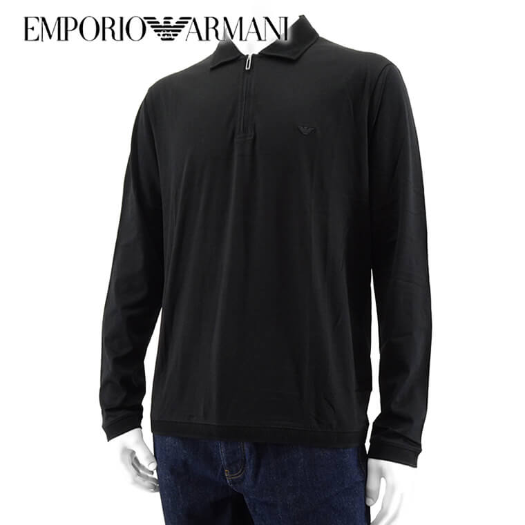 エンポリオアルマーニ EMPORIO ARMANI メンズ ポロシャツ ブラック
