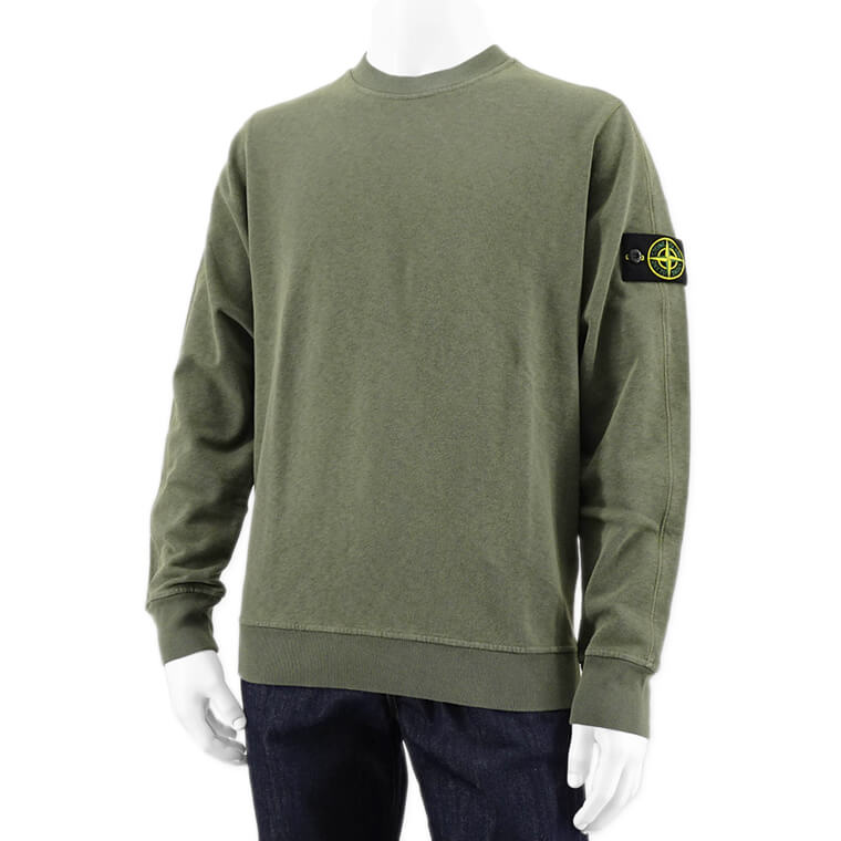 ストーンアイランド STONE ISLAND メンズ スウェットシャツ グリーン