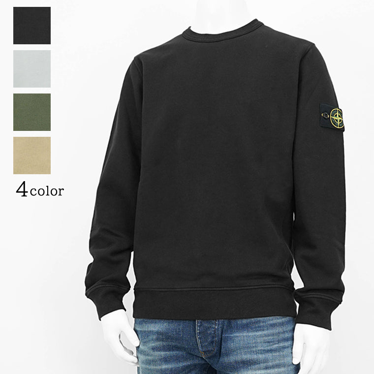 ストーンアイランド STONE ISLAND メンズ スウェットシャツ ブラック