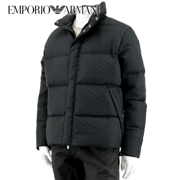 EMPORIO ARMANI メンズ ダウンジャケット 8N1BN3 1NHQZ NERO JAQAUI ブラック F046