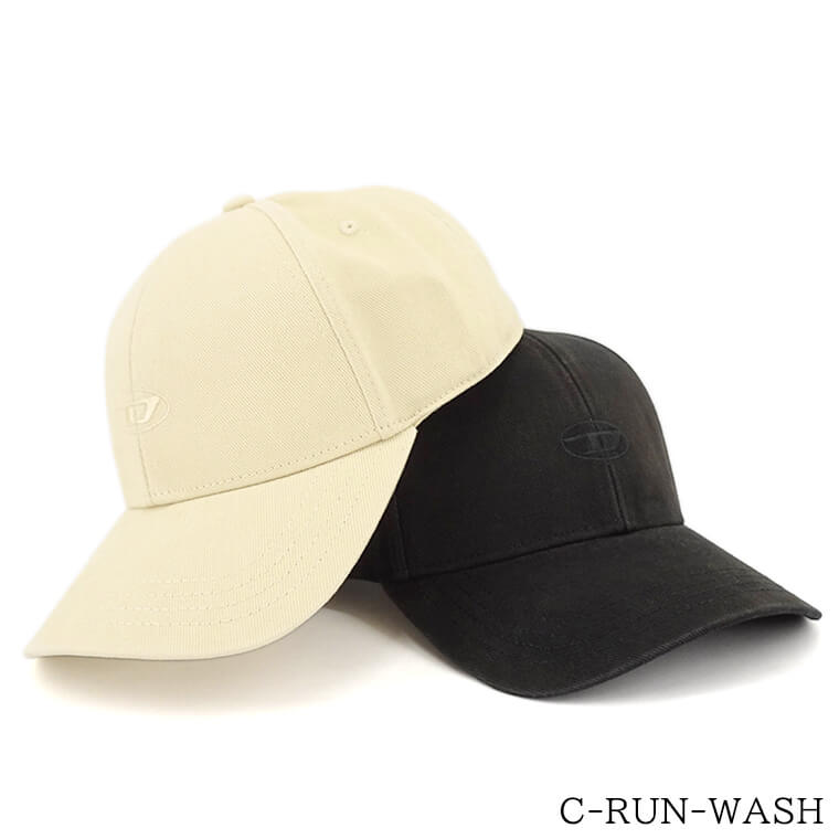 DIESEL ベースボールキャップ C-Run-Wash A11361 0BLAA ディーゼル DIESEL DIESEL ベースボールキャップ C-Run-Wash