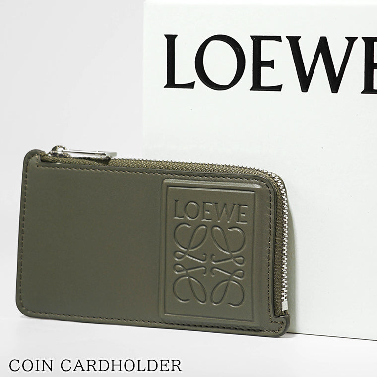 LOEWE メンズ レディース フラグメントケース COIN CARDHOLDER C565Z40X03 KHAKI GREEN カーキグリーン  4160