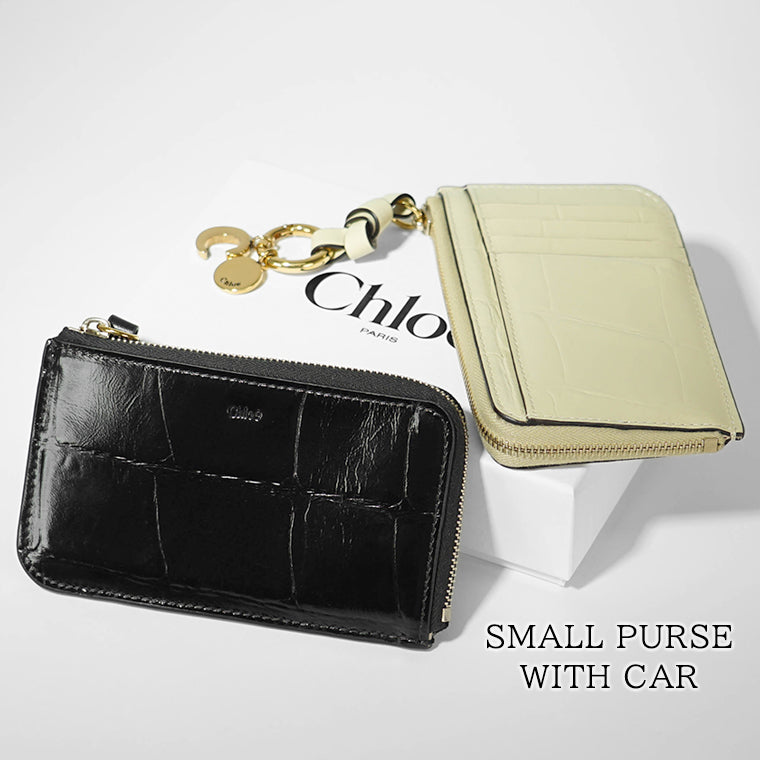 Chloe レディース コインカードケース SMALL PURSE WITH CAR CHC24WP944O24 2カラー