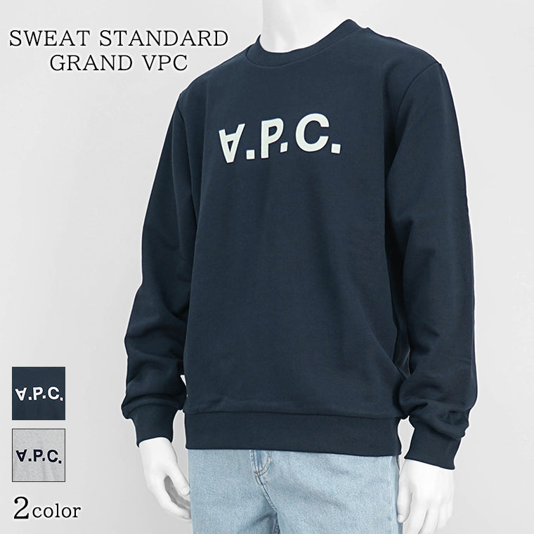 A.P.C. メンズ スウェットシャツ SWEAT STANDARD GRAND VPC COHBN M27907 2カラー