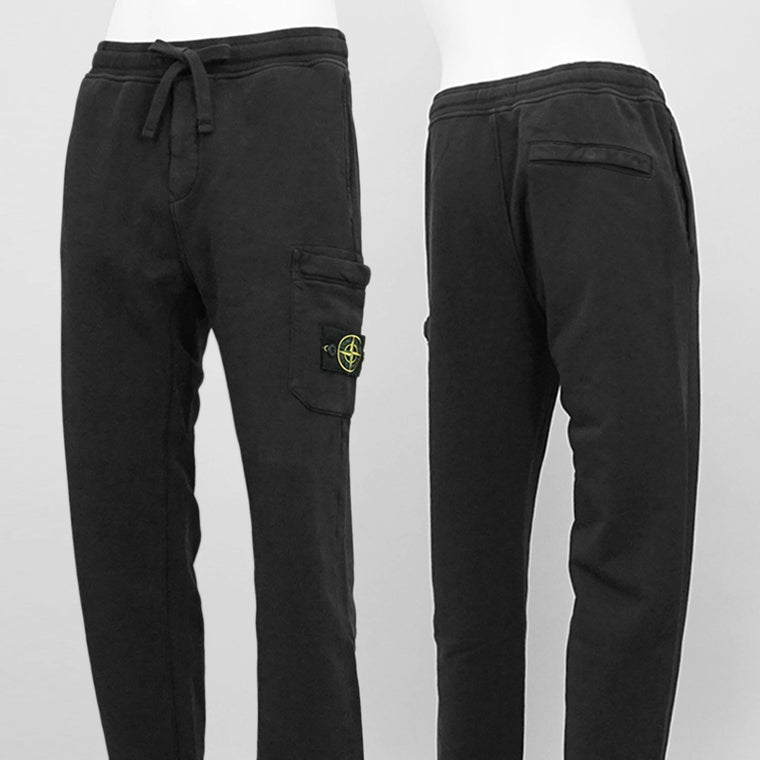 ストーンアイランド STONE ISLAND メンズ スウェットパンツ ブラック