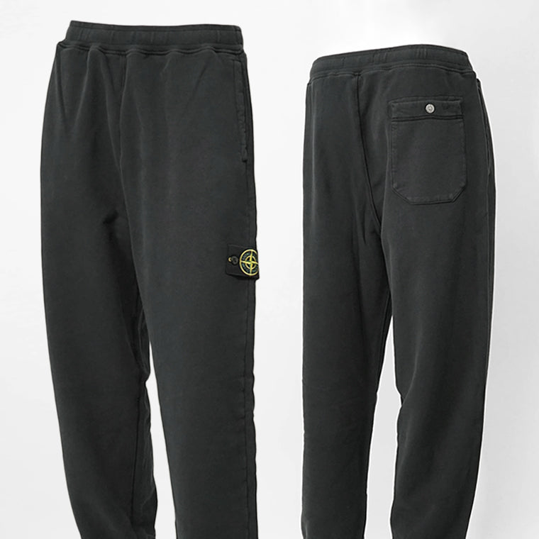 ストーンアイランド STONE ISLAND メンズ スウェットパンツ ブラック