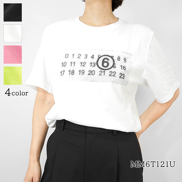 MM6 MAISON MARGIELA キッズロゴプリント ホワイトTシャツ MM6 tシャツ Maison Margiela(エムエムシックス メゾン マルジェラ