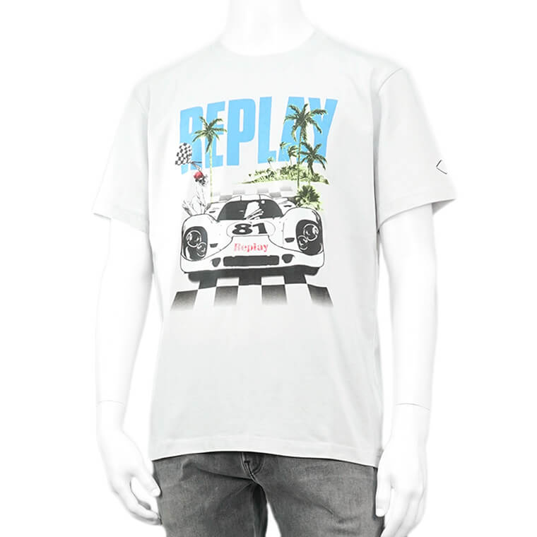 REPLAY 売れ筋商品|||リプレイ Tシャツ トップス レディース T-shirts Grey 楽天市場】REPLAY リプレイ クルーネック メンズ レディース