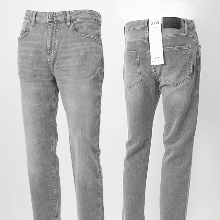 お値段改訂【極美品】ARMANI JEANS フルジップジャケ L相当 グレー アルマーニ エクスチェンジ ARMANI EXCHANGE メンズ ジーンズ