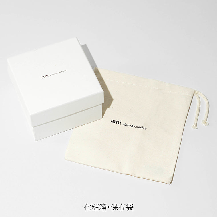 AMI メンズ ベルト UBL029 AL0104 NOIR ARGENT VIBRATED ブラック バイブレーテッドシルバー 0014