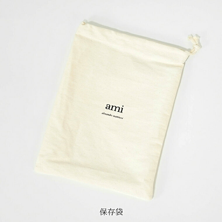 AMI メンズ レディース ニットキャップ AMI DE COEUR UBO005 KN0135 POUDRE ECRU ピンク オフホワイト 6807