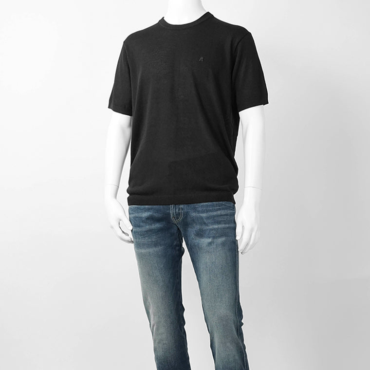【2026SS SUMMER SALE】REPLAY メンズ ニットTシャツ UK5161 G24024 2カラー