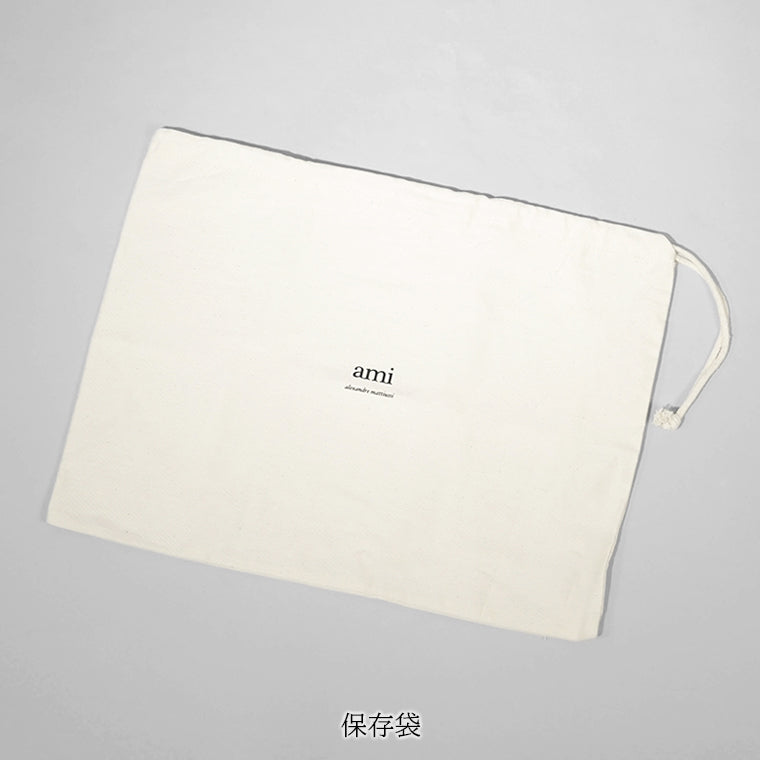AMI メンズ レディース ショルダーバッグ AMI DE COEUR MESSENGER BAG ULL022 AW0021 NOIR ブラック 001