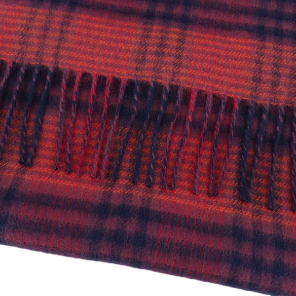 Johnstons メンズ レディース カシミア100% Wフェイス マフラー WA000020 RU7129 CHECK PLAIN チェック プレイン