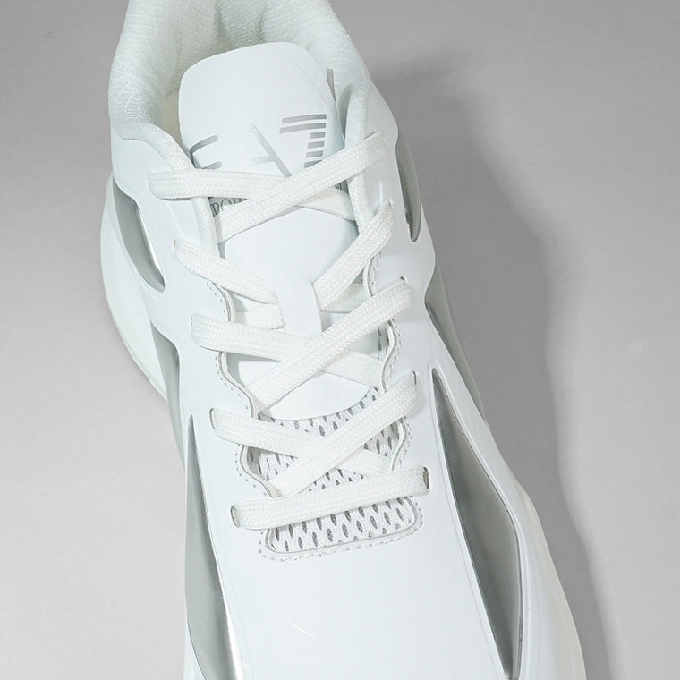 EMPORIO ARMANI EA7 メンズ スニーカー X8X220 XK436 WHITE SILVER ホワイト M696 TRIPLE BLACK GUNMETAL ブラック R313