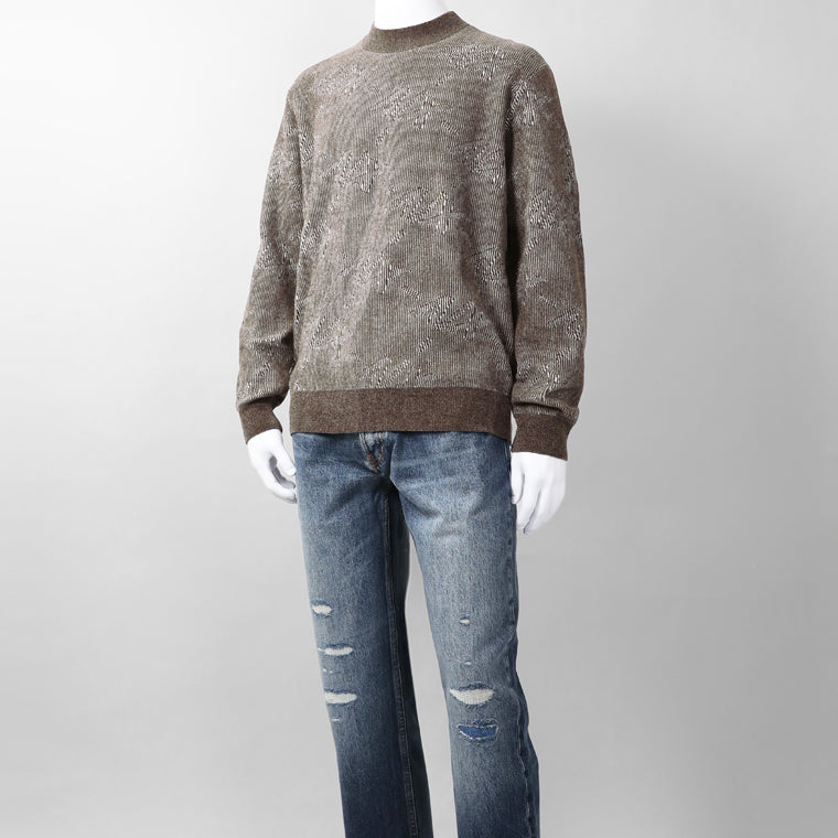 ARMANI EXCHANGE メンズ ニット ALL OVER LOGO KNIT PULLOVER XM002992 AF16916 2カラー