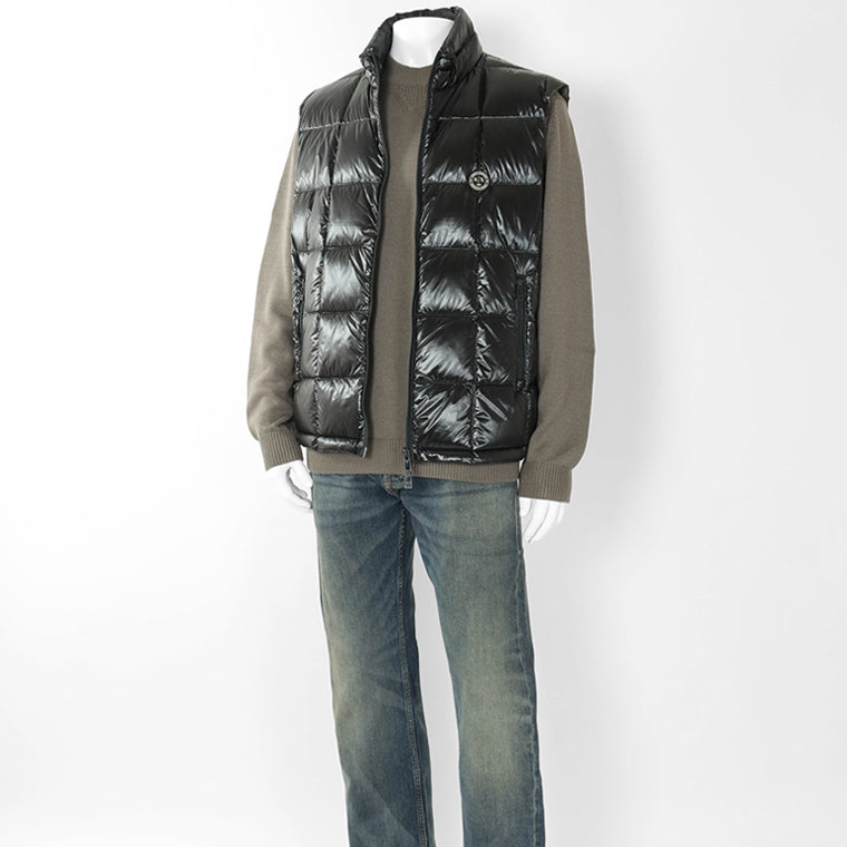 ARMANI EXCHANGE メンズ ダウンベスト XM003475 AF23755 BLACK ブラック UC001